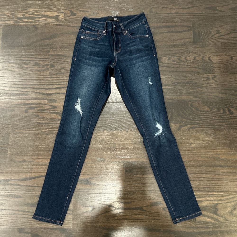 1822 Denim Dark Blue Skinny Jeans